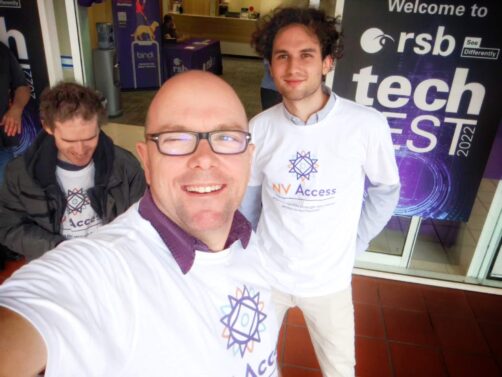 Mick, Quentin and Sean at RSB Tech Fest 2022